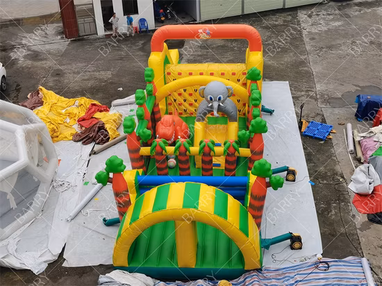 Massive Adult Kids High Inflatable Obstacle Challenge Boot Camp Inflatable Obstacle Course for Sale