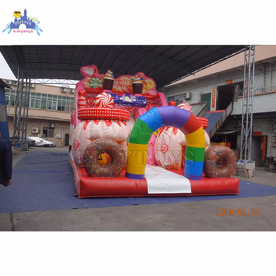 Heiße beliebte aufblasbare Rutsche für Vergnügungsparks