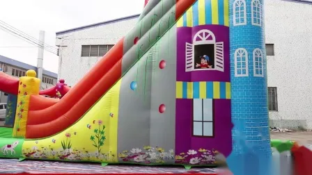 Riesiger kommerzieller aufblasbarer Hindernisparcours, interaktive Spiele für aufblasbare Hindernisse