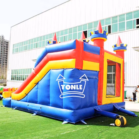 Aufblasbare Hüpfburg, Wasserrutsche, aufblasbare Rutsche mit abnehmbarem Pool, Chsl1307